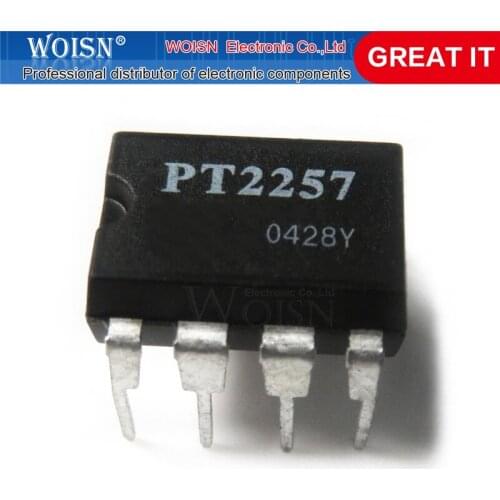 1pcs/lot PT2257 PT 2257 DIP-8 In Stock