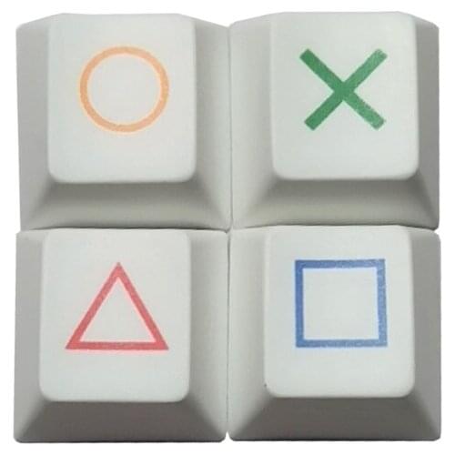 4Pcs Arrow Key WASD Dye Sublimation Keyboard Keycap PBT OEM Profile Keycap 87HD