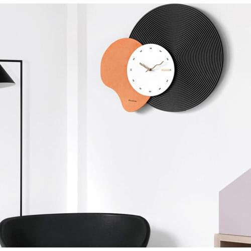 Modern Creativity Acrylic Wall Clocks Fashion Decorative Large Wall Clocks Simple Abstract Horloge Murale Carving Art EK50bgz