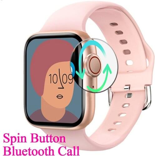 Spin Button Watch Faces 1.72 inch IWO 14 T800 Smart Watch Heart Rate ECG Monitor Men Bluetooth Call IWO 13 Women Smartwatch