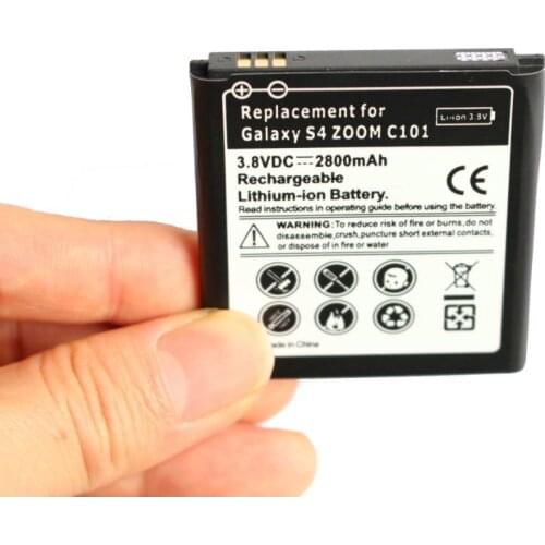 Ciszean 10pcs/lot 2800mAh B740AC/K/E/U Replacement Battery For Samsung Galaxy S4 Zoom C101 C1010 C105A C105 NXF1 NX3000 i939D