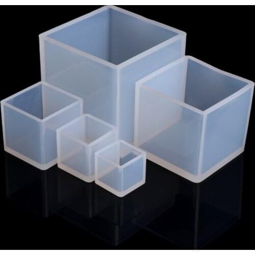 DIY Silicone Pendant Mold Jewelry Making Cube UV Epoxy Resin Mold Casting Mould Craft Jewelry Tools New