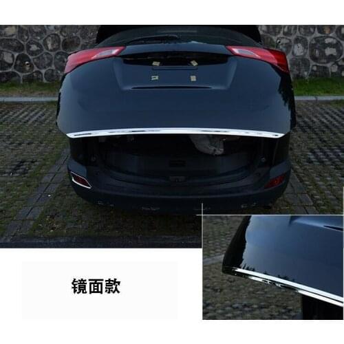 For Toyota RAV4 2013 2014 2015 2018 Tailgate Rear Door Bottom Cover Molding Trim Stainless Steel back door trim car Accessories