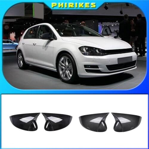 For Volkswagen VW Golf 8 MK8 PRO 2021 2022 Carbon Fiber Accessories Car Side Door Rearview Turning Mirror Styling Cover Trim