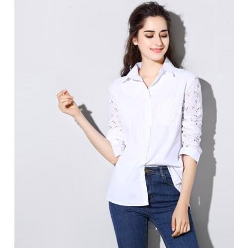 ECOATUP Openwork Blouses