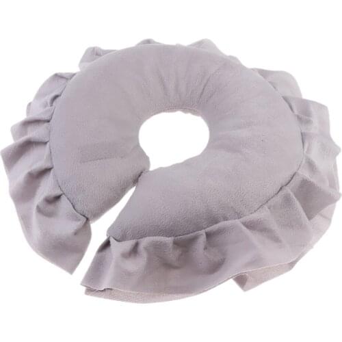 Silver Gray SPA Massage Elastic Cloth Face Relax Cushion Pillow Pad Comfortable Bolsters