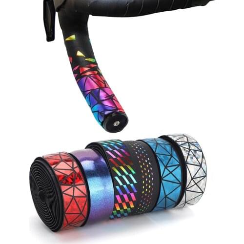 Liteskin Bike Handlebar Grips Tape Gradient Color PU EVA 2150MM Anti-skid Breathable Durable Comfortable Belt With End Plugs