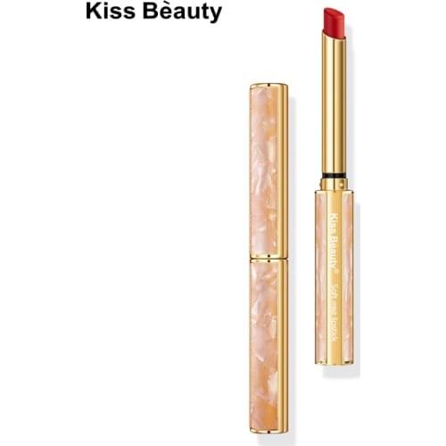 Matte Lipstick Tubes Mist Velvet Lip Glaze Waterproof No Fading Makeup Pencil Lipstick Sexy Lip Gloss Lip Tint Cosmetic TSLM1