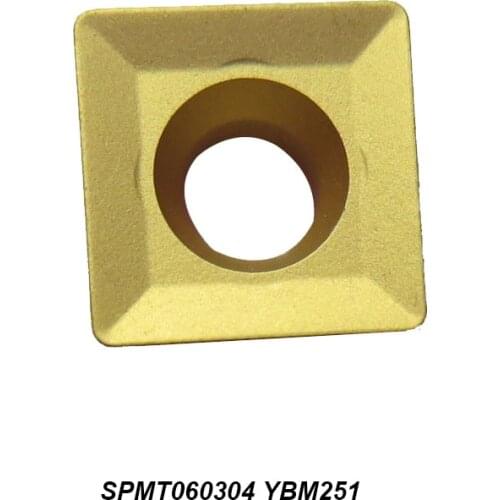 Original SPMT 060304 120408 SPMT060304 SPMT120408 YBM251 Tool Holder For External Machining Processing Stainless Steel Carbide