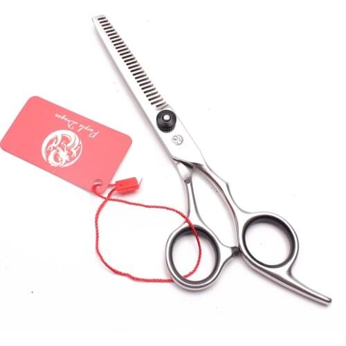 6.5" JP Stainless Purple Dragon Black Grooming dogs Straight Scissors Thinning Shears Professional Pet Shears Dog Haircut Z1001