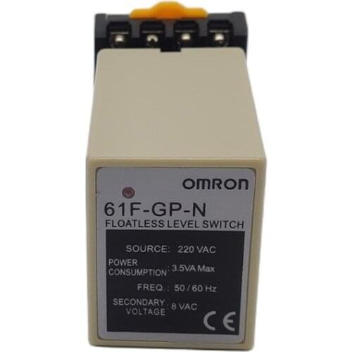 Omron Liquid Level Relay 61F-GP-N N8 NH AC220V Water Level Controller Delivery Base