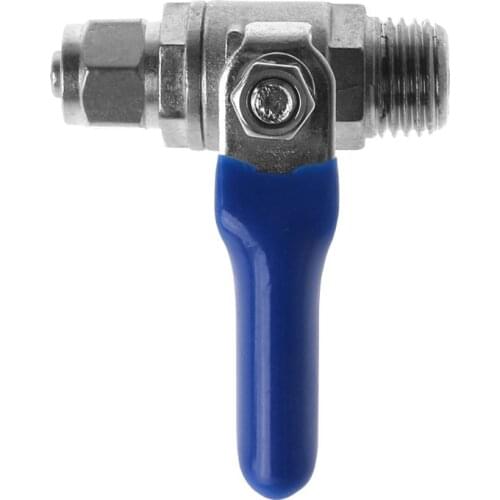Water Purifier Reverse Osmosis Tee Inlet Ball Valve Set 1/2" BSP To 1/4" Tube 4XFB