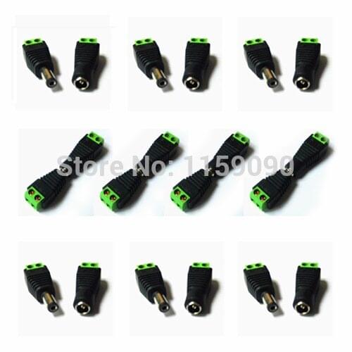10Pair of DC Power connecter Converter for Camera Adapter