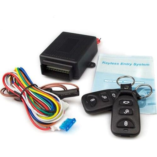 12V New Universal Car Auto Remote Central Kit Door Lock Locking Vehicle Keyless Entry System hot selling Car Accessories For Car