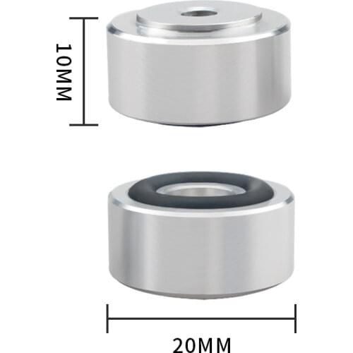 4pcs all-aluminum alloy audio shock-absorbing shock-absorbing audio mat HIFI tube amplifier shock-proof anti-skid mat