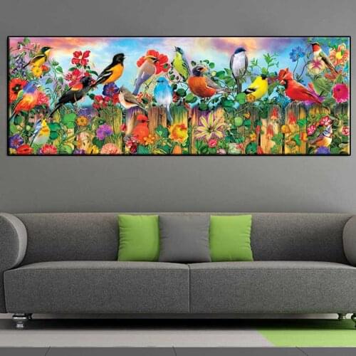 NEW Full Square/round drill 5D Diamond Painting flowers birds diamond Embroidery Pattern Cross Stitch kits Mosaic room decor