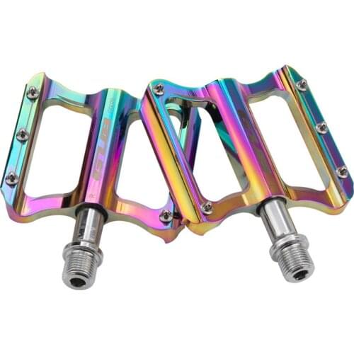 Pedales Bicicleta Aluminum Flat Platform MTB Bike Pedals Велосипедная педальPedal de bicicleta Bicycle Removable Parts