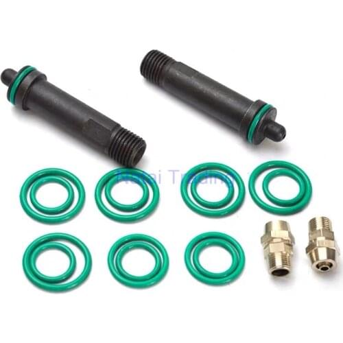 Diesel common rail injector clamps wearing part, sealing ring vulnerable parts inlet adaptors for fuel injector reapir tool
