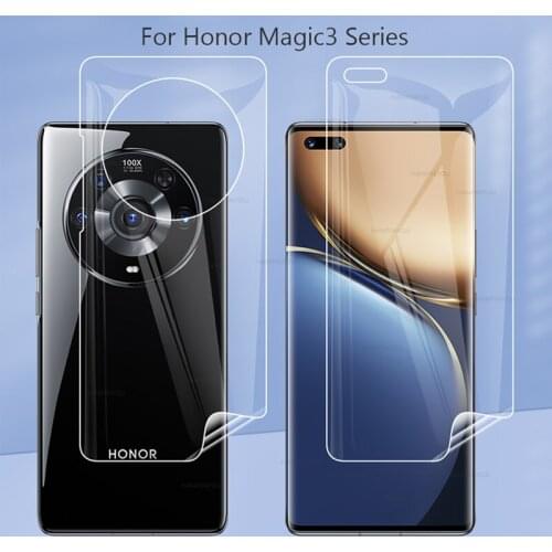 For Honor Magic3 Magic 3 Pro Plus Pro+ 5G Clear TPU / Matte Anti-Fingerprints Hydrogel Full Cover Soft Screen Protector Film