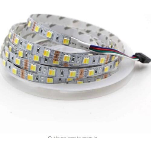 5m LED Flexible Strip CW/WW Dual White Color Temperature Adjustable CCT 3528 2835 5050 3014 SMD 600 LED Diode Ribbon Tape Light