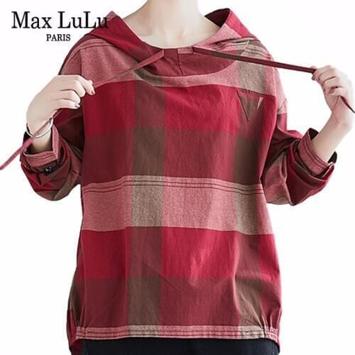 Женские хлопковые рубашки Max LuLu China At AliExpress