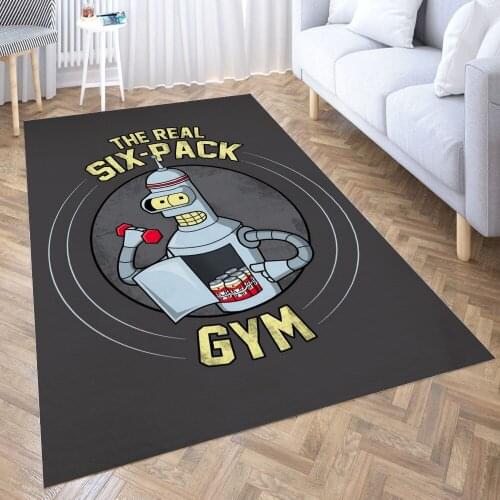 The Real Six Pack! Carpet for Living Room 3D Anime Cartoon Rug Gamer Teen Room Bedside Lounge Rug Kids Children Floor Mats