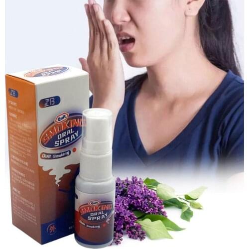 20ml Mouth Oral Natural Herbs Ingredient Quit Smoking Remove Smoke Bad Breath Freshener Smoking Oral Spary Health Care