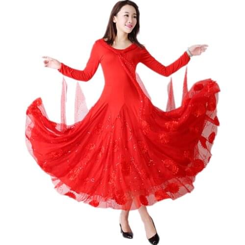 2021 New ballroom dance competition dress dance ballroom waltz dresses standard dance dress women ballroom dress