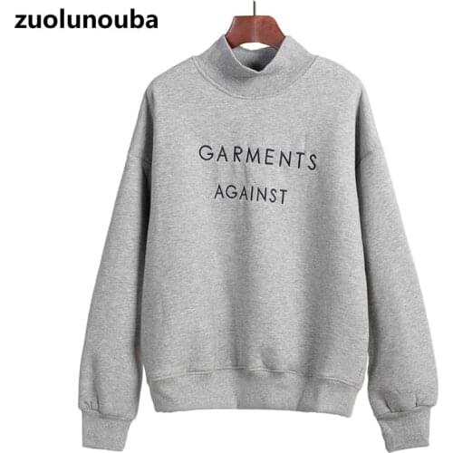 New Fall And Winter Round Neck Lamb Plush Women Sweatshirt Letter Printing Casual Loose Warm Comfortable Korean Ladies Pullover