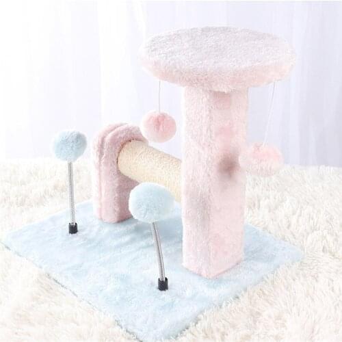 New Type Cat Climbing Frame Can Be Used In The Four Seasons With Pony Shaped Sisal Cat Frame And Multi-Functional Cat Platform