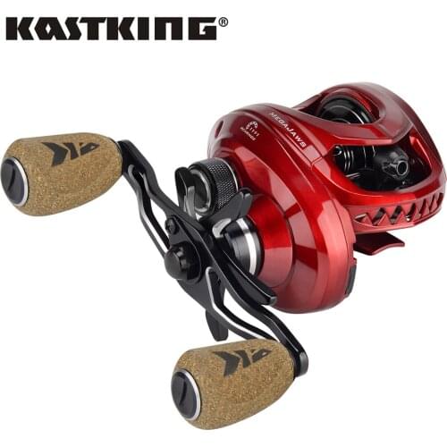 KastKing MegaJaws Baitcasting Reel Max Drag 8KG Bait Casting Fishing Reel With 4 Gear Ratios From 5.4:1 To 9.1:1