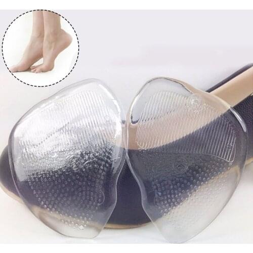 Silicone Gel Forefoot Insole Shoes Pads High Heel Soft Orthopedic Insole Anti-Slip Foot Protection Foot Cushions Pain Relief