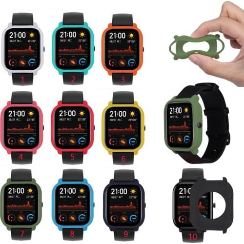 Silicone Case Full Cover Protective for Huami Amazfit GTS Smart Watch Accessories