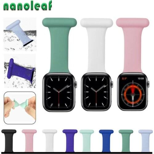 Suitable for Apple Watch Smart Watch Silicone Strap for iwatch 4/5/6/SE Series High-Quality Silicone Nurse Watch Band Pin Type