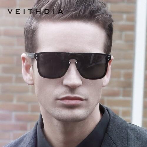 VEITHDIA Sunglasses Men Women Fashion Brand Designer Vintage Aluminum Male Eyewear Polarized UV400 Sun Glasses For Female S6881