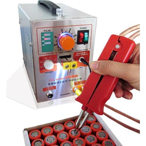 SUNKKO 709A with 70B Spot Welder 1.9KW LED light Pulse Battery Spot Welding Machine for 18650 battery pack welding precision