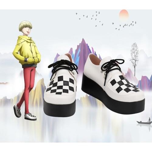Unisex Anime Cos Black leg Costumes Shoes Custom Made