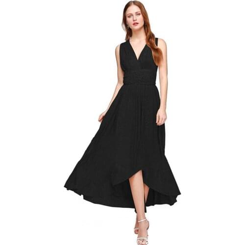 Women Maxi Bandage Dresses Summer 2021 Asymmetrical Lady V-Neck Spaghetti Strap Belt Dress Sleeveless Solid Goth Vintage