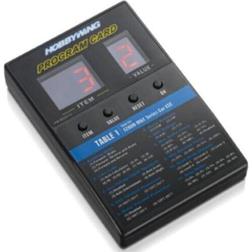 1pcs Hobbywing V5 Brushless ESC LED Program Box for Platinum 40A