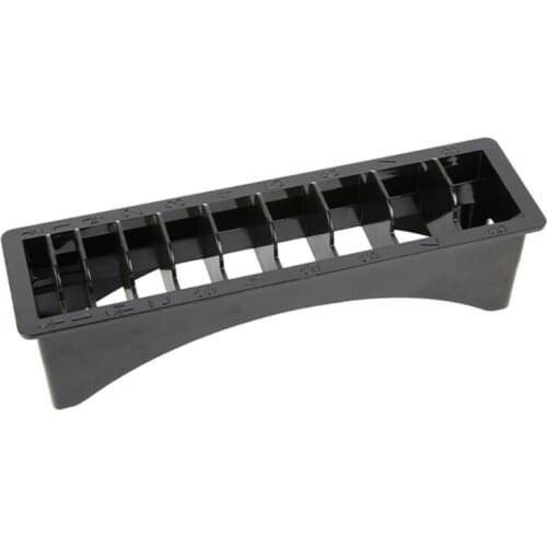 R2JC 10 Grid Guide Limit Comb Storage Box Electric Hair Clipper Rack Holder Organizer Case Barber Salon