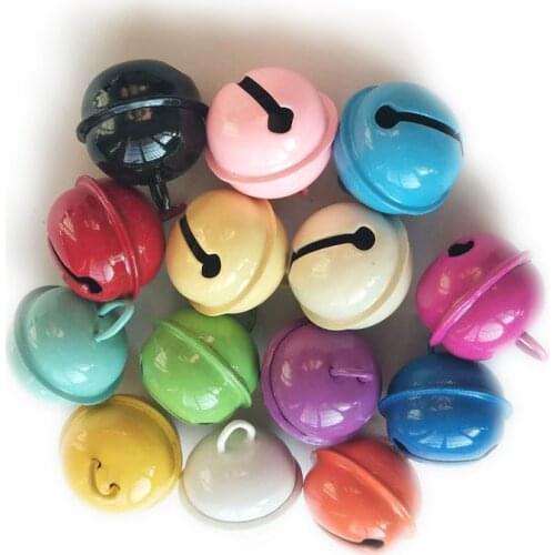 22mm candy-colored painted metal small bell diy pet bell accessories color bell