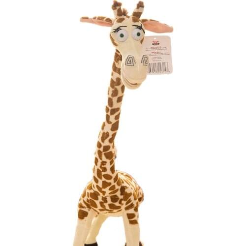35-100cm Huge Real Life Giraffe Stuffed Plush Toys Cute Animal Dolls Soft Lifelike Giraffe Doll Birthday Gift Kids Toy