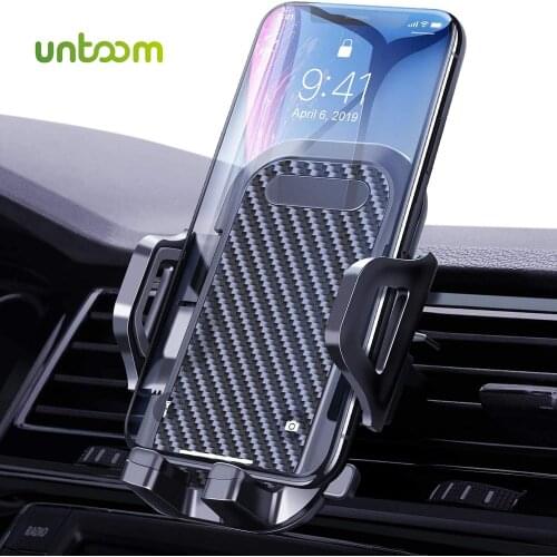 Untoom Car Phone Holder Air Vent Clip Mount Mobile Cell Stand in Car Mobile Phone GPS Holder Stand Support for iPhone 12 Samsung