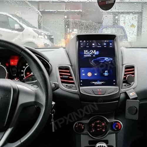 Tesla Radio Car Android9 Multimedia Player For Ford Fiesta 2008-2016 Car GPS Navigation Headunit Auto Radio Tape Recorder Stereo