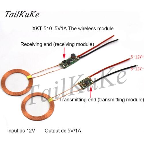 Wireless Power Module 12V DC Power Supply Output 5V 1A XKT-510 Wireless Charging Module Module