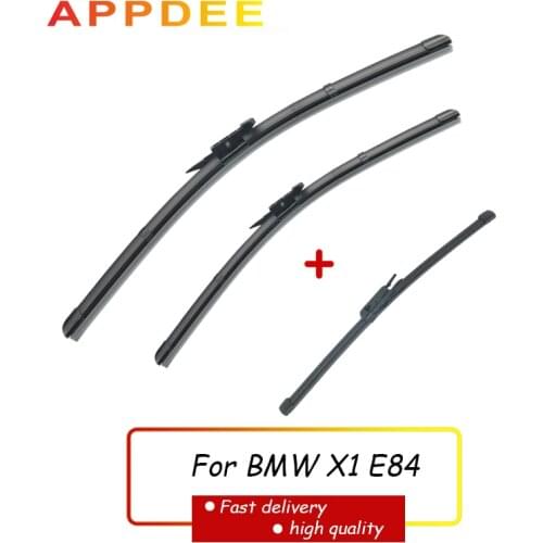 APPDEE Wiper Front Rear Wiper Blades Set For BMW X1 E84 2009 - 2015 Windshield Windscreen Front Rear Window 24"19"12"