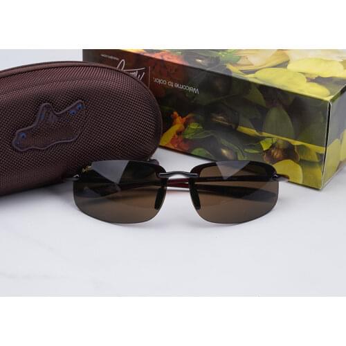 2018 New Fashion Rimless Pilot Style Sunglasses men and women Ultralight Polarized Sunglasses Sport Glasses for men Outdoor