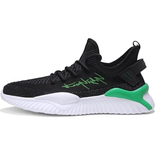 Para leisure knitting sneakers-for-men sapato white summer casual men hombre Light sport solid informales causal Sneakers work
