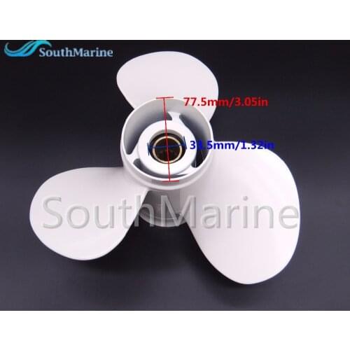 Outboard Motor T40-04070000 T40-04070000-12 Propeller for Parsun HDX Makara T40 T30 BM T36J T40J F30 F40 F60 11 3/8x12-G