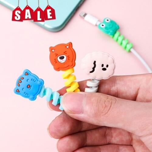 USB Cable Protector Earphone Wire Cord Protection Cover Data Charger line Protective Sleeve For Apple iphone 11 12 XR XS Max Pro